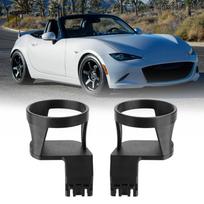2 dalių kavos puodelio laikiklio rinkinys Puodelio laikikliai su lipnia juosta Mazda MX-5 Miata ND Fiat 124 Spider juoda