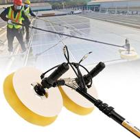 Jepus dvigubos galvutės elektrinis saulės panelių valymo šepetys Double Head Custom Contact Customer Service