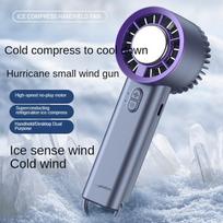 Handheld Ice Compress Fan USB  Rechargeable Semiconductor Refrigeration Portable Small Charging Turbo Mini Fan Air Conditioner balta