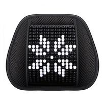 Wood Beads Car Chair Back Support Massage Cushion Mesh Relief Lumbar Brace Office Home Cushion Seat Chair Lumbar Back Support juoda
