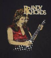Randy Rhoads Gitaros Marškinėliai Sunki Medvilnė Juodi Unisex S-4XL VN2374 Unisex Marškinėliai S