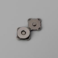 DIY hand-sewn plum blossom magnetic buckle luggage coat bag magnet buckle hidden buckle invisible child and mother magnet button 18mm gray