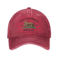 Naujos Kalifornijos Respublikos Džinsinio Audinio Beisbolo Kepurės Snapback Beisbolo Kepurės Kvėpuojančios Casquette Lauko Vyrams Ir Moterims One Size