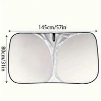 Foldable Car Sun Shield Double Ring Sun Shield Sun Insulation Car Sun Shade Front Shield Sun Shield Car Sun Shield Reflection Sun Shield juoda