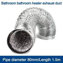 80-180mm Ventilator Pipe Aluminum Air Ventilation Hose Bathroom Kitchen System Vent Tube Flexible Exhaust Duct Scalable Tube