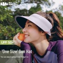 Beneunder UL711 Roll-up Seamless Sun Visor for Women