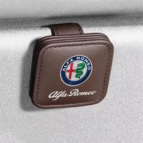 Visor Sunglasses Holder Clip Eyeglass Holder Auto Interior For Alfa Romeo STELVIO Giulia 159 Giulietta 147 Mito 156 MTO Sportiva