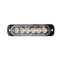 VORCOOL Strobe Light Emergency Strobe Light 18W 12-24V 6LED LED One Size balta