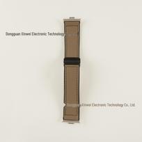 Xiaomi 9 Pro/8 Pro & Redmi 5 Watch Strap GT5 - Silicone Leather with Folding Buckle 20MM (No Connector) pilkšvai ruda