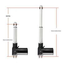 200 mm eigos elektrinis linijinis pavara, 6000 N maksimali apkrova elektrinei slaugos lovai 24V, 42mm/s, 1000N