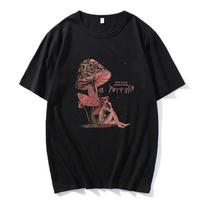 Melanie Martinez Portals Tour Tshirt 100% Cotton Tees Famous Singer Cartoon Graphic Printing T Shirts Short Sleeve Girls T-shirt 4XL red