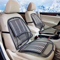 Automobilio sėdynės pagalvėlė - Vasarinis vėsinantis kilimėlis su bambuko ir medžio karoliukais Classic bamboo silk single pack gray