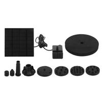 Solar Water Fountain Pump Outdoor Small Submersible Bird Bath Fountain Kit for Pond Garden Pool