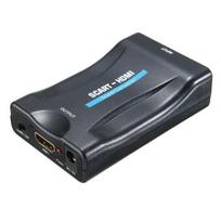 Convertisseur Péritel vers HDMI Adaptateur Scart vers HDMI 1080P HD pr vidéo audio DVD Sky Box STB etc