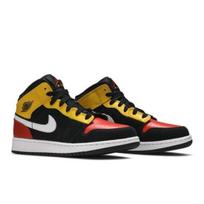 Air Jordan 1 Mid SE GS Amarillo Team Orange BQ6931-087 EU 36.5