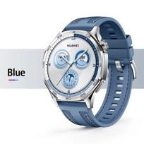 Official Strap For HUAWEI WATCH GT 5 4 46mm Watch 4 5 Pro GT 3 2 Pro 46 mm 22mm Nylon Sports Composite Silicone Band Bracelet 22mm mėlyna