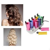 10 Pieces Heated Hair Roller Set Rollers Curly Sticks Portable Curler Fast Heating for