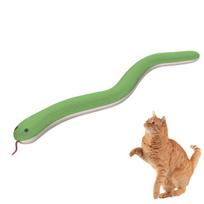 Fake Snake Cat Toy For Kitten Play Soft Plush Toy For Kitty Kicking Chewing And Teeth Cleaning Interactive Simulation Toy