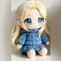 Pragmata Hugh Diana Plush Toy Game Character Stuffed Doll Collectible Soft Fluffy Figure Gift Diana