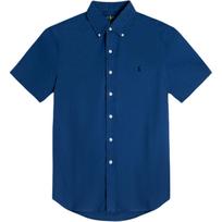 Polo Ralph Lauren Small Pony Logo Embroidered Oxford Short Sleeve Shirt Men shirts 710755879-005 S