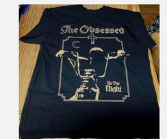 The Obsessed Band Būk Naktis Unisex Marškinėliai Medvilniniai Suaugusiems Visų Dydžių 4XL