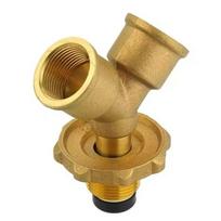 Brass Valve Fittings Y-shaped 4-point Gas Splitter Adapter Fire stove diversion with switch Gas tap changer Liquefied gas tank A