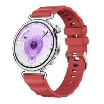 18mm Silicone Strap For Huawei Watch GT6 GT5 41mm Soft Sport WristBand for HUAWEI Watch GT4 41mm/GT5 Pro 42mm Watchband Bracelet 18mm Watch Strap raudona