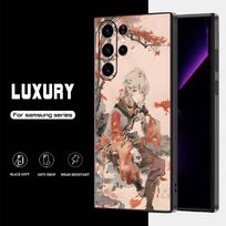 Genshin Impact Role Phone Case For Samsung S25,S24,S23,S22,S21,S20,S10,Ultra,Plus,Lite,FE,Soft Silicone Black Cover Samsung S25