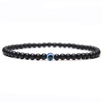 Minimalistinė Apsauginė Apyrankė Vyrams Moterims Amuletas 4mm Natūralaus Akmens Apyrankė Tigro Akies Apyrankė Vyrams Jogos Papuošalai Pulsera Hombre 19.5cm brown