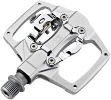 KCNC Lightweight Aluminum Bicycle Clipless Platform Pedals (Silver)