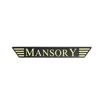 MANSORY Logotipas Automobilio Šoninis Sparnas Galinės Bagažinės Emblema Ženklelis Lipdukas Automobilio Interjero Apdaila Lipdukas Automobilio Stiliaus Aksesuaras sidabras
