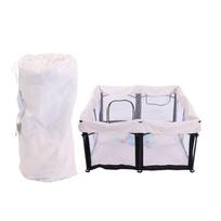 50 Inch Kids Playpen Foldable Portable Indoor Outdoor Playpen for Toddlers with Breathable Mesh 30 Balls