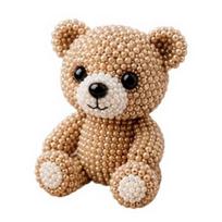 Pasidaryk pats karoliukų rinkinys Gyvūnas Karoliukinis gyvūnas Mažas 3D rankdarbių rinkinys Mielas gyvūno karoliukas Bear