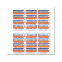 (24 Pack of Blades) For Gillette Fusion Mens Replacement Razor 5-Blade Cartridges