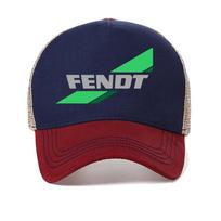 Fendt Agricultural Farming Tractors Mens Classics Baseball Cap Mens Summer Fashion Mesh Breathable Trucker Hats Garros Adjustable