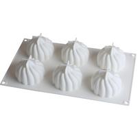 Sausainių ledų putėsiai iš formelės kepimo „pasidaryk pats“ fondant torto silikoninis kepimo padėklas balta