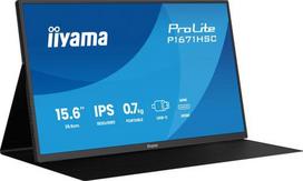Iiyama ProLite P1671HSC-B1 computer monitor, 39.6 cm (15.6"), 1920 x 1080 pixels Full HD LED, black