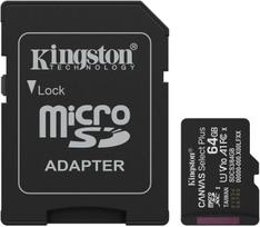 KINGSTON 64GB Canvas Select Plus microSDXC Class 10 UHS-I memory card
