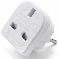 Gembird Travel Adapter UK to EU (220V)