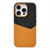 Card Slot Holder Linen Leather MagSafe Phone Case For iPhone  16 15 14 13 17Pro Max Magnetic Wireless Charging Shockproof Cover iPhone17 Pro
