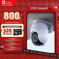 EZVIZ C8C 8MP Outdoor Wireless 360° PTZ Security Camera (CN version) Camera + 32GB Card
