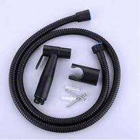 Black Handheld Toilet Bidet Faucet Sprayer Stainless Steel Bathroom Hand Bidet Sprayer Set Hose Toilet Self Cleaning Shower Head