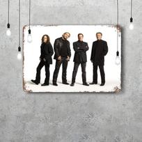 Eagles Grupės Dekoracija Vintažiniai Metalo Ženklai Skardos Ženklai Kapitonų Plakatas Dekoracija Barui Aludinei Klubui Vyriškam Kambariui Sienų Dekoras 20x30cm（7.8x11.8inch） black