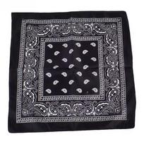 Hip Hop Bandana Vyrams Moterims Mada Lauko Galvos Juostos Plaukų Juosta Riešo Juostos Plaukų Skaros Aukštos Kokybės Plaukų Aksesuarai juoda