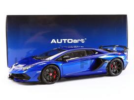 AUTOart Lamborghini Aventador SVJ Metalinis Mėlynas Baigtas Modelis 79174 1/18 mėlyna