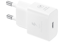 SAMSUNG Galaxy Power Adapter USB Type C 25W without Cable White retail