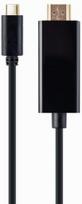 Gembird USB Type-C Male to HDMI Male 4K@60Hz 2m Black