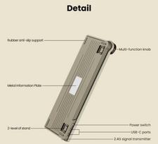 Royal Kludge RK N99 Palm Green Beige Switch (US)