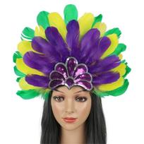 Practical Feather Headband with Sequins Decor for Various Occasion Including Music Festivals Themed Parties