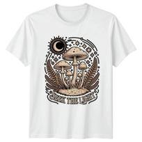 Seek The Light TShirt Botanical Mushroom Art Gift For Him And Her S